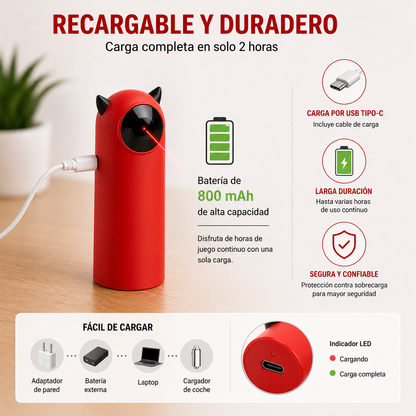 Juguete Láser Interactivo para Gatos