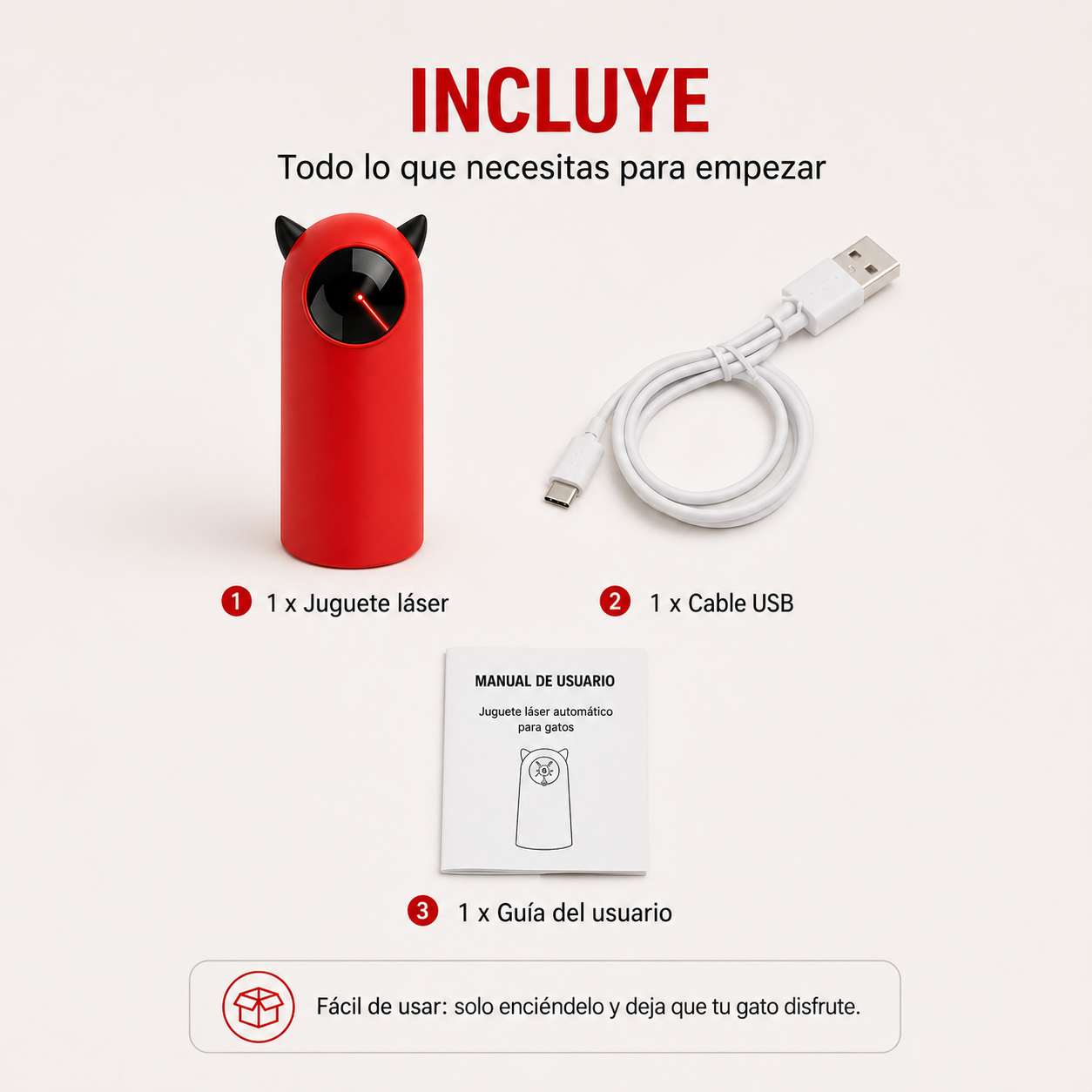 Juguete Láser Interactivo para Gatos